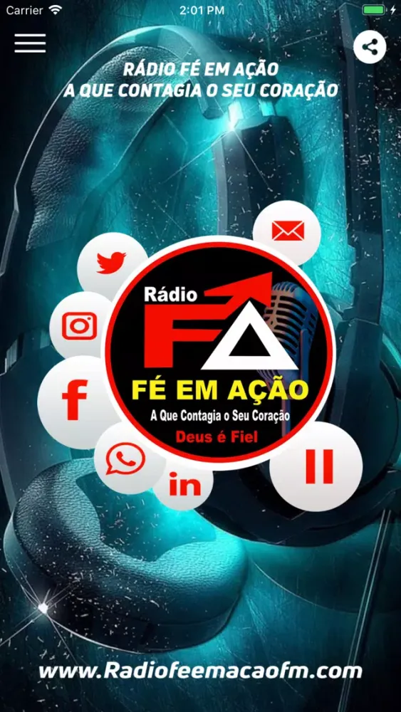 Capturas de pantalla de Rádio Fé em Ação