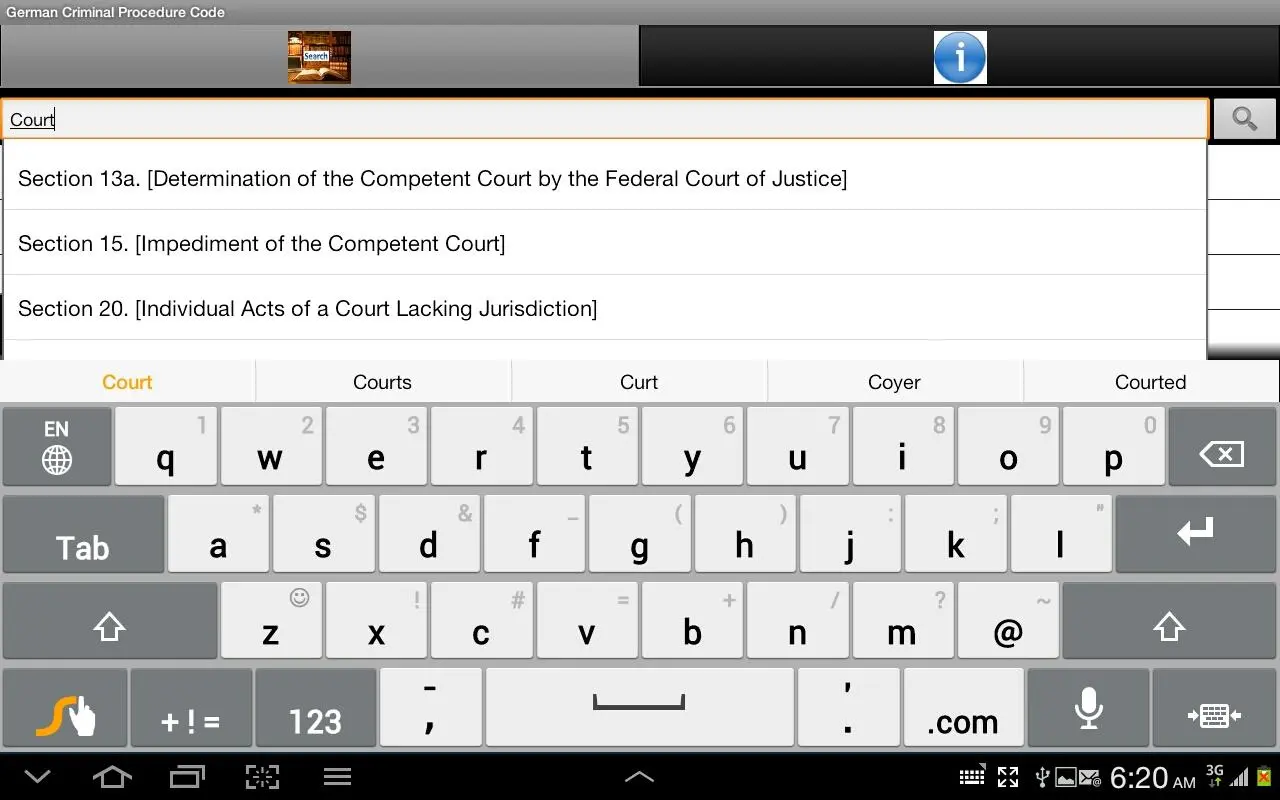 German Criminal Procedure Code Screenshots