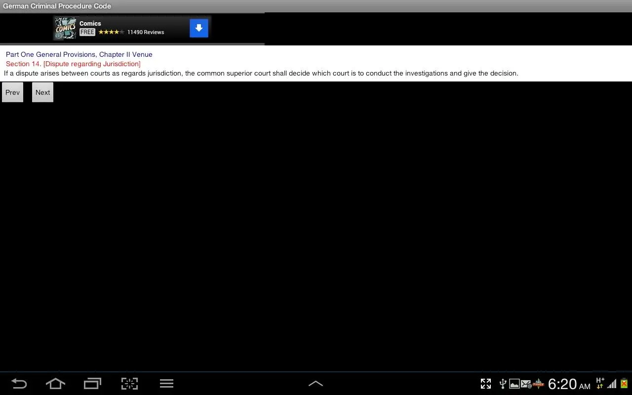 German Criminal Procedure Code Screenshots
