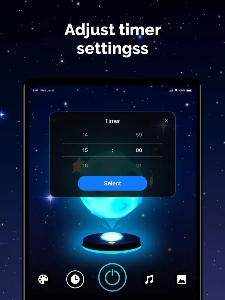 Calming Lamp: Relax and Sleep iPad  스크린샷