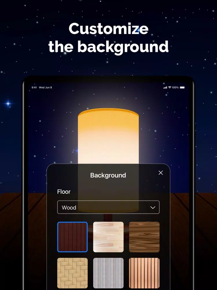 Calming Lamp: Relax and Sleep iPad  Ekran Görüntüleri