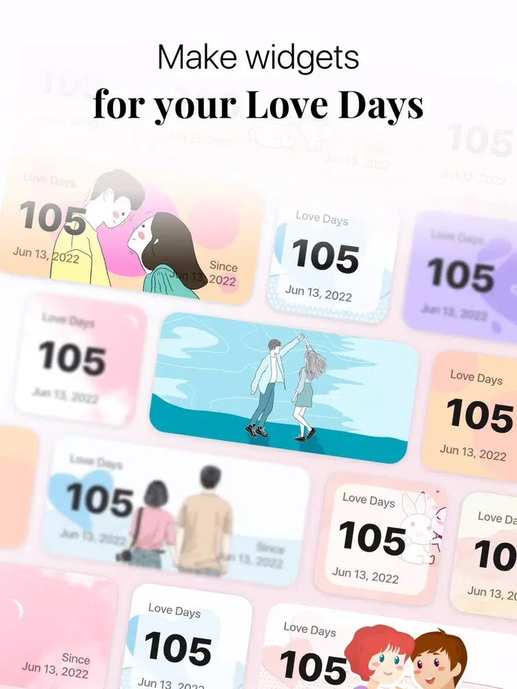 Couple Calendar: Anniversary iPad 应用截图