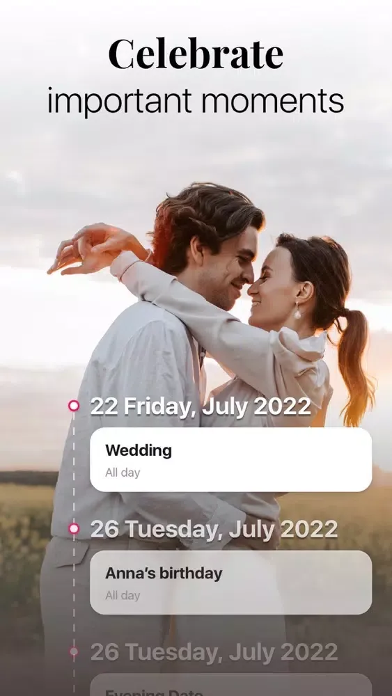 Couple Calendar: Anniversary应用截图