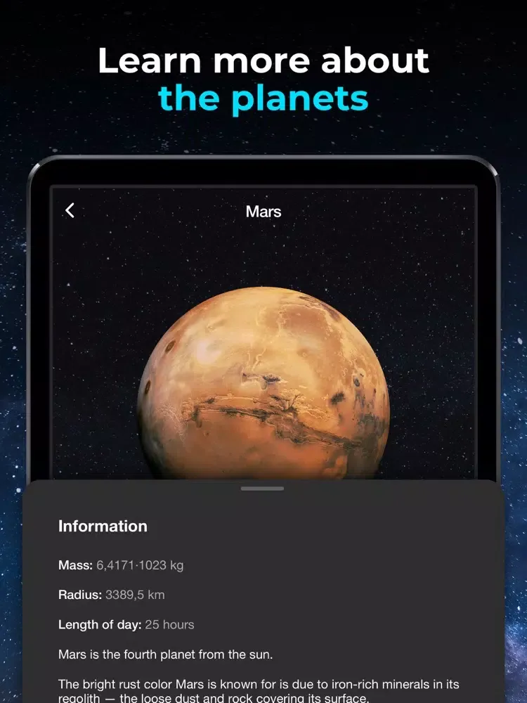 Astronomy Guide: Space Tracker iPad  Screenshots