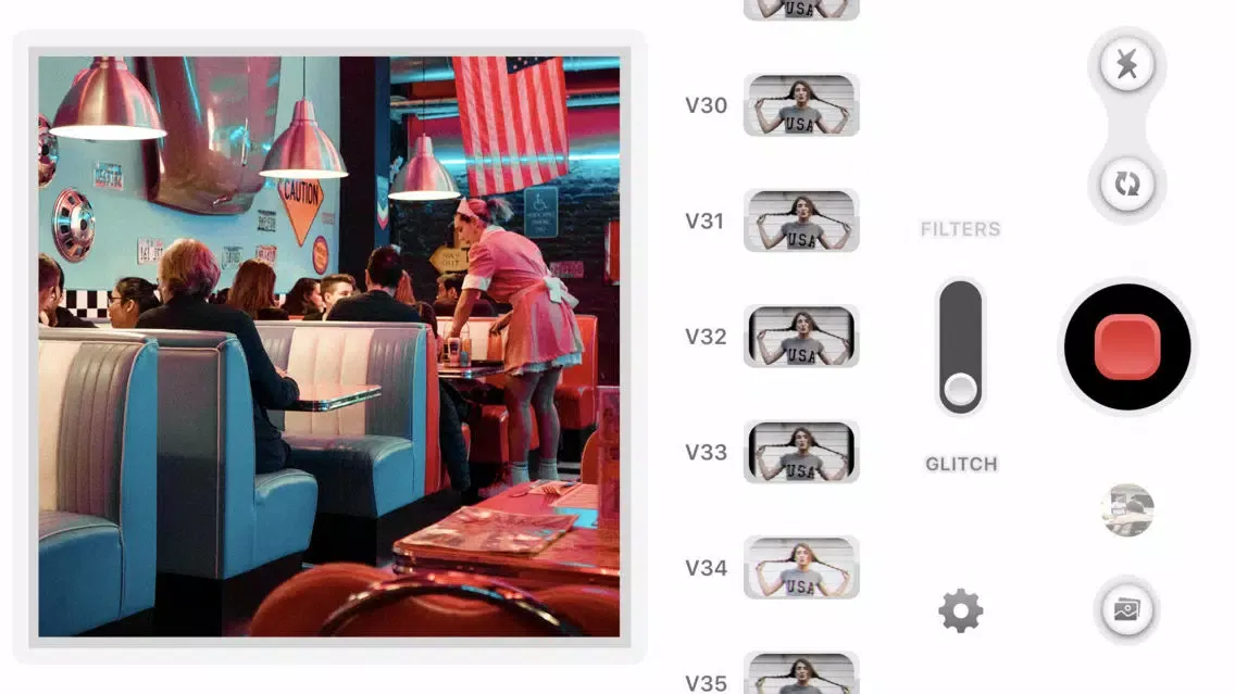 Captures d'écran de Vintage Camera ·