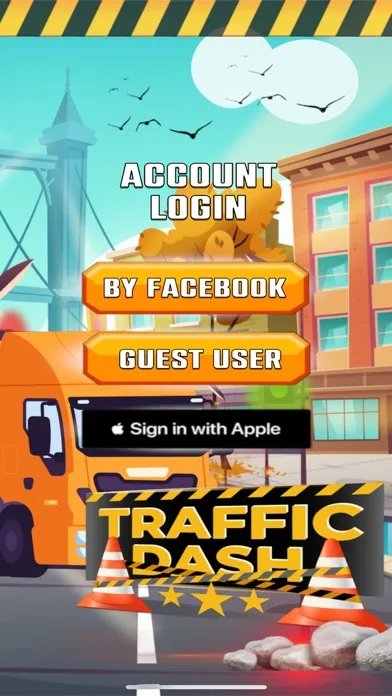 ภาพหน้าจอของ Traffic Dash Car Dodge Game