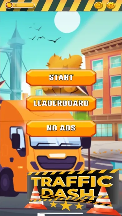 ภาพหน้าจอของ Traffic Dash Car Dodge Game