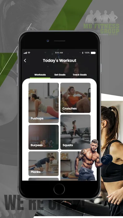 Capturas de tela do Mb Fitness