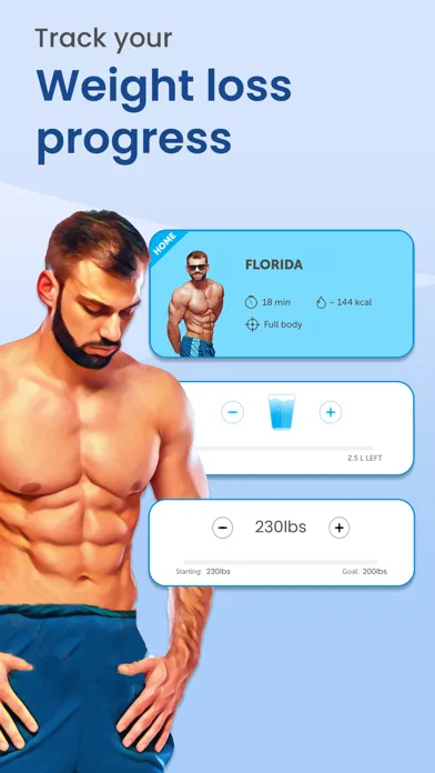تصاویر FitHim: Gym & Home Workouts