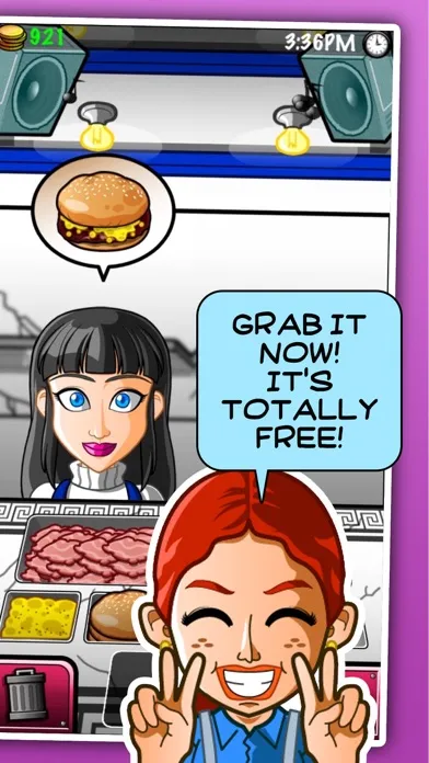Capturas de tela do Hamburger Chef Fever: Snack Town