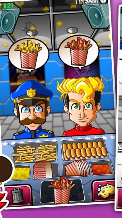 Capturas de tela do Hamburger Chef Fever: Snack Town