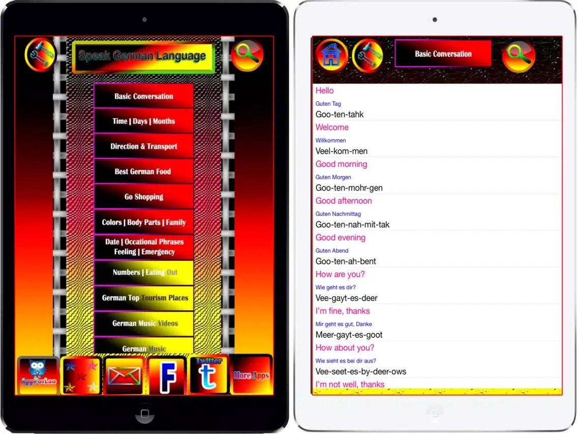Learn to Speak German Language iPad  Ekran Görüntüleri
