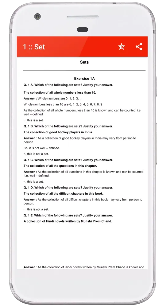 RS Aggarwal 11 Math Solution Screenshots