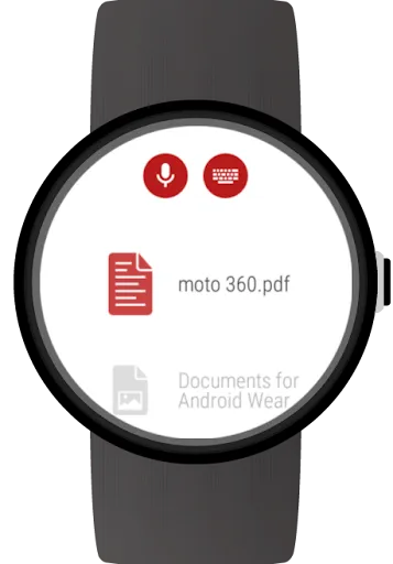 Documents for Wear OS (Android 스크린샷
