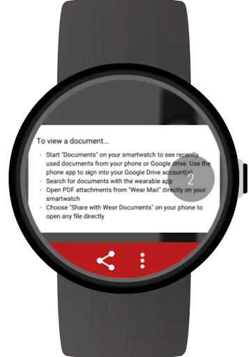 Documents for Wear OS (Android 스크린샷