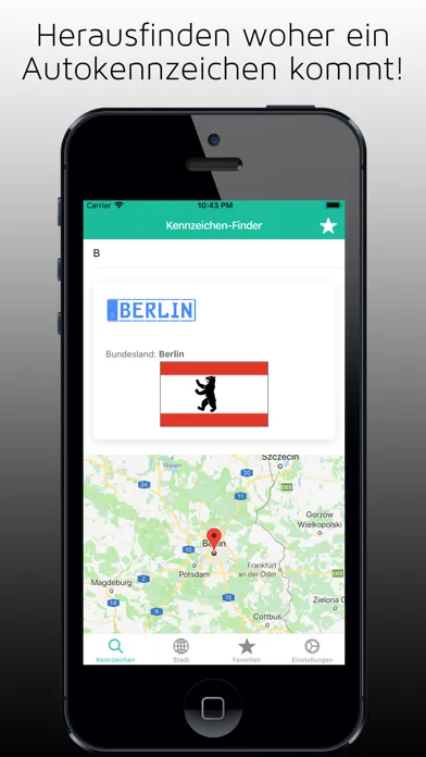 تصاویر Kennzeichen-Finder mit Karte