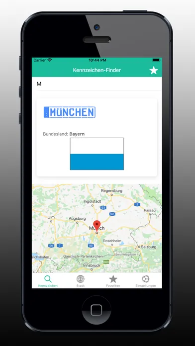 تصاویر Kennzeichen-Finder mit Karte