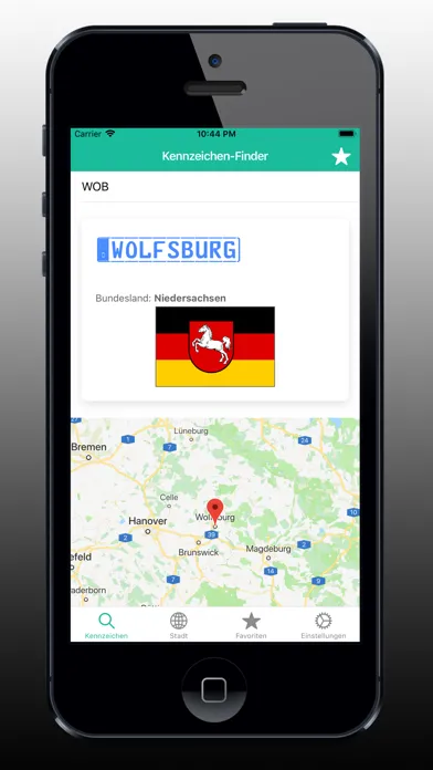 تصاویر Kennzeichen-Finder mit Karte
