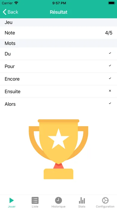 Zrzuty ekranu Mots outils pour CP et CE1