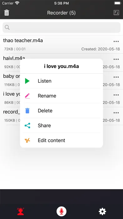 Voice Recorder -Audio Recorder Screenshots