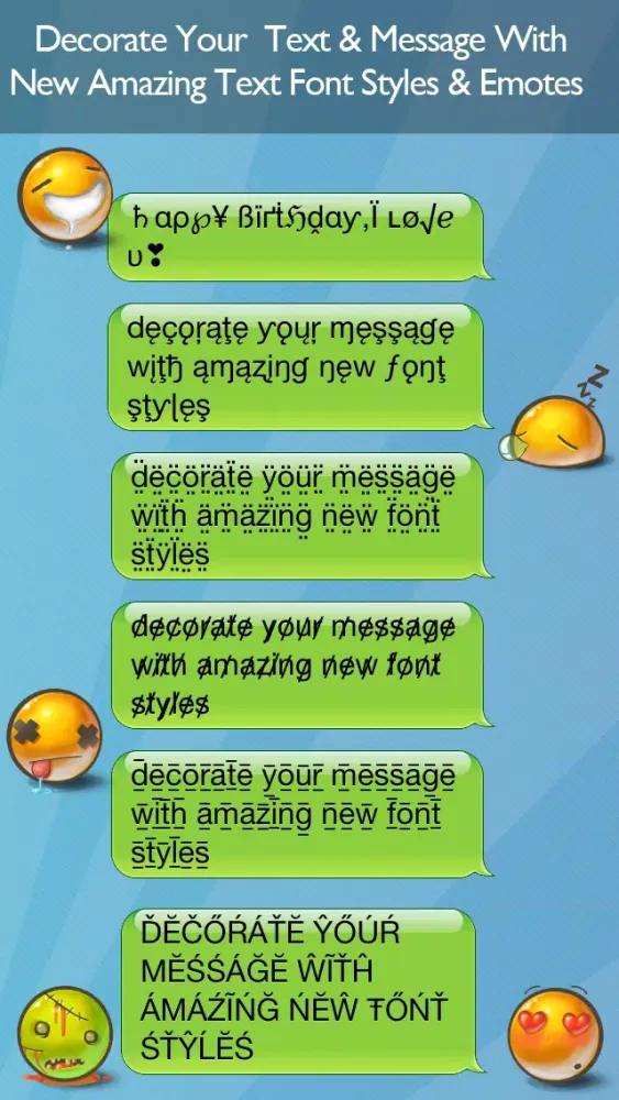 Zrzuty ekranu Emoji Art & Text Picture -Add New Style Emoji Arts & Text Arts to Messages & Email FREE