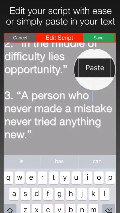Video Teleprompter Pro سکرین شاٹس