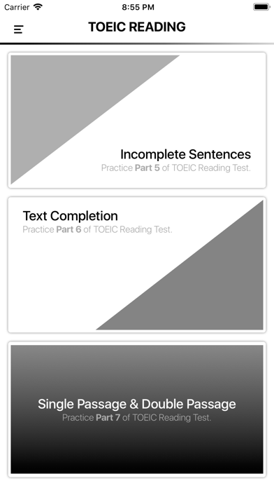 Tangkapan layar Reading for the TOEIC ® Test