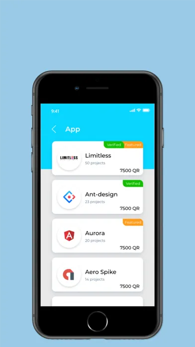 Capturas de tela do App Gallery User
