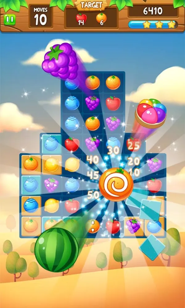 Скриншоты Fruits Break