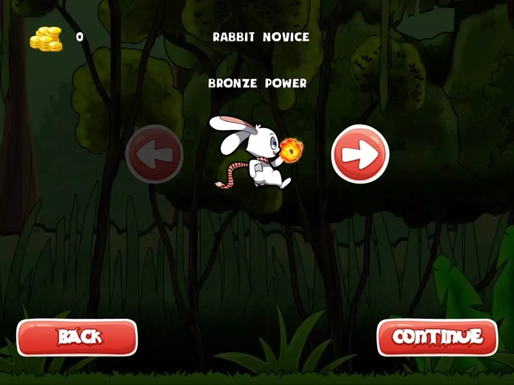 Capturas de pantalla de Bunny Jungle Jump & Fire Throw - Jumping Rabbit & Flying Burning Ball FREE FUN iPad 