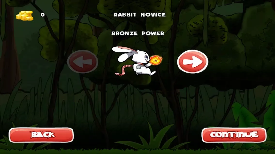 Capturas de pantalla de Bunny Jungle Jump & Fire Throw - Jumping Rabbit & Flying Burning Ball FREE FUN