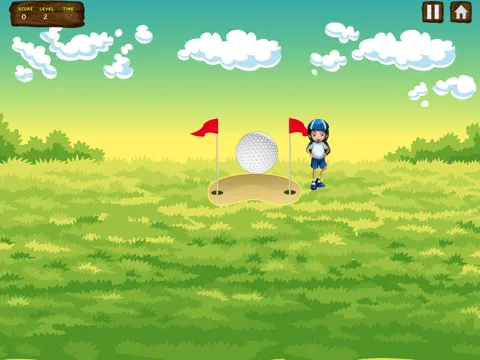 Golf Ball Smash Swing Challenge - Fast Hitting Course Derby Game Free iPad  스크린샷