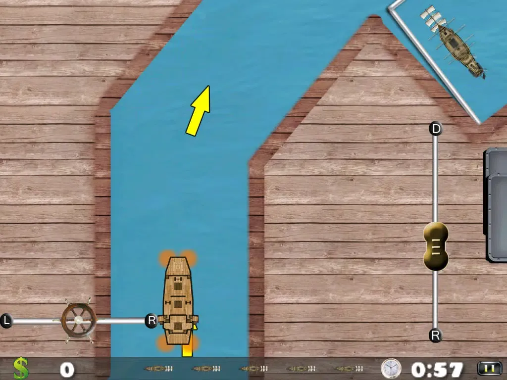 Pirate Ship Water Parking Mania - Fast Boat Driving Frenzy Free iPad 应用截图