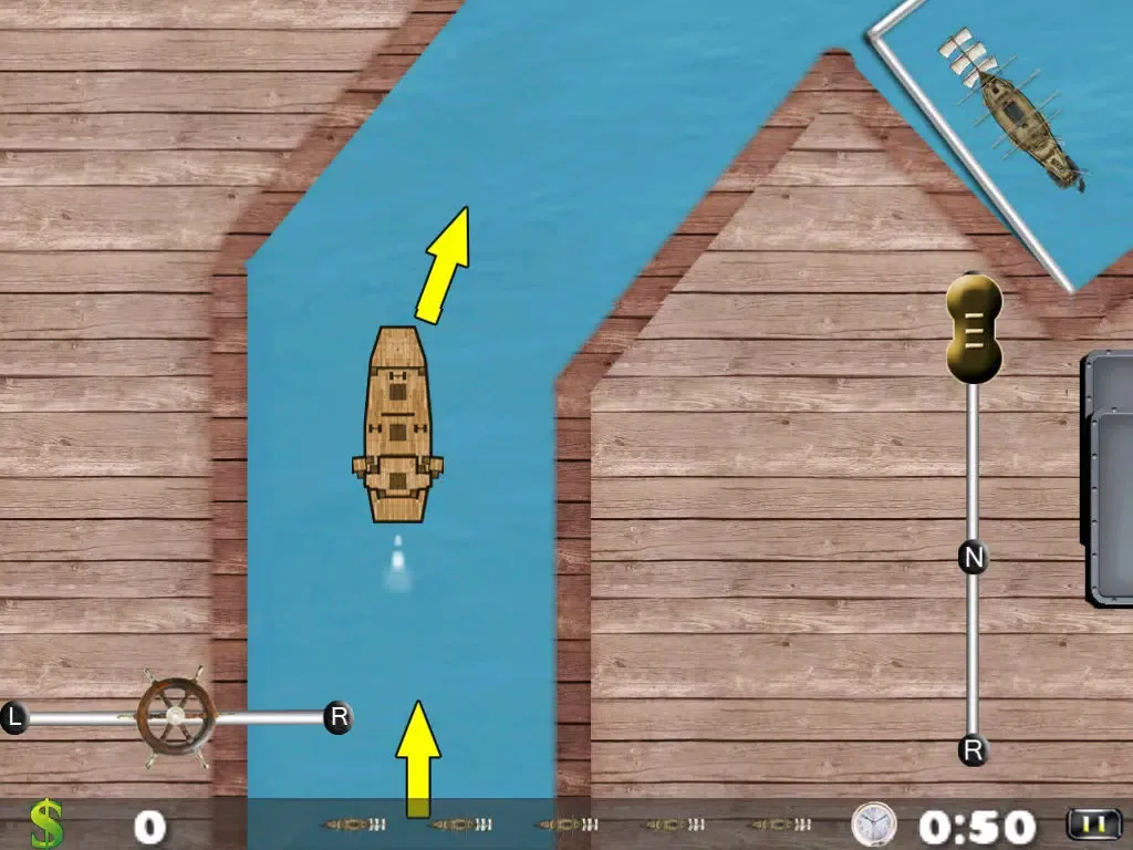 Pirate Ship Water Parking Mania - Fast Boat Driving Frenzy Free iPad 应用截图