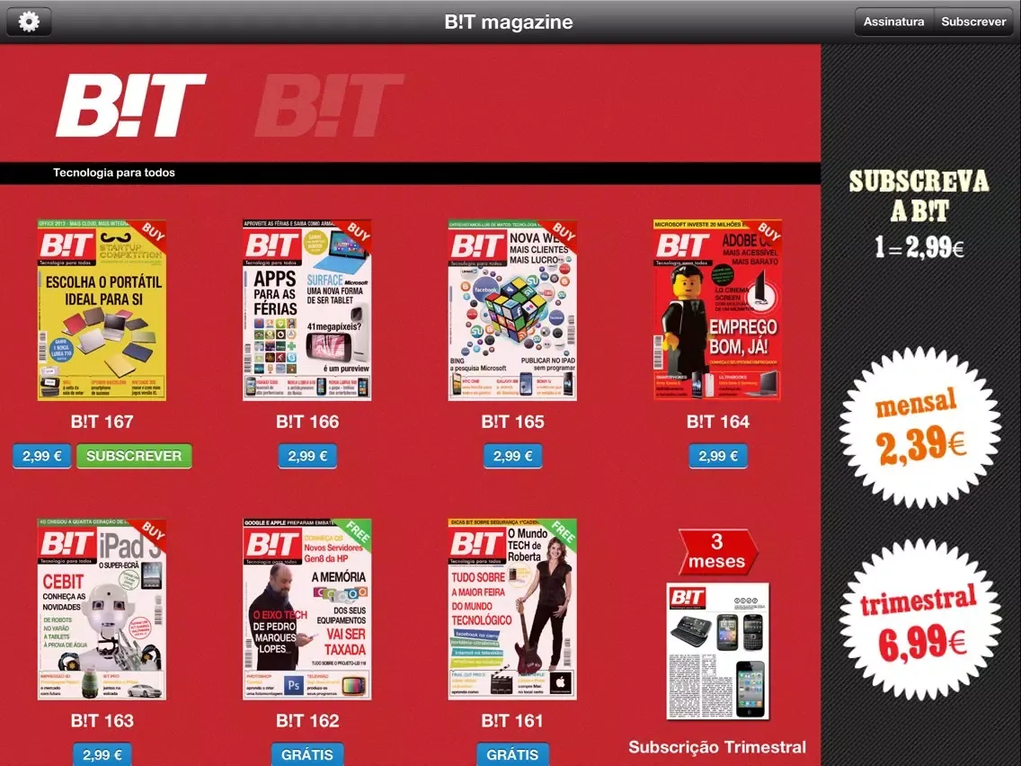 B!T Magazine iPad  स्क्रीनशॉट