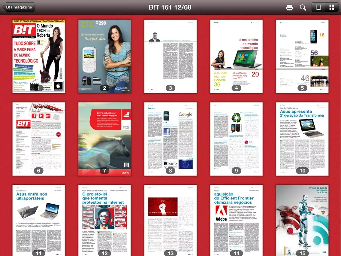 B!T Magazine iPad  स्क्रीनशॉट