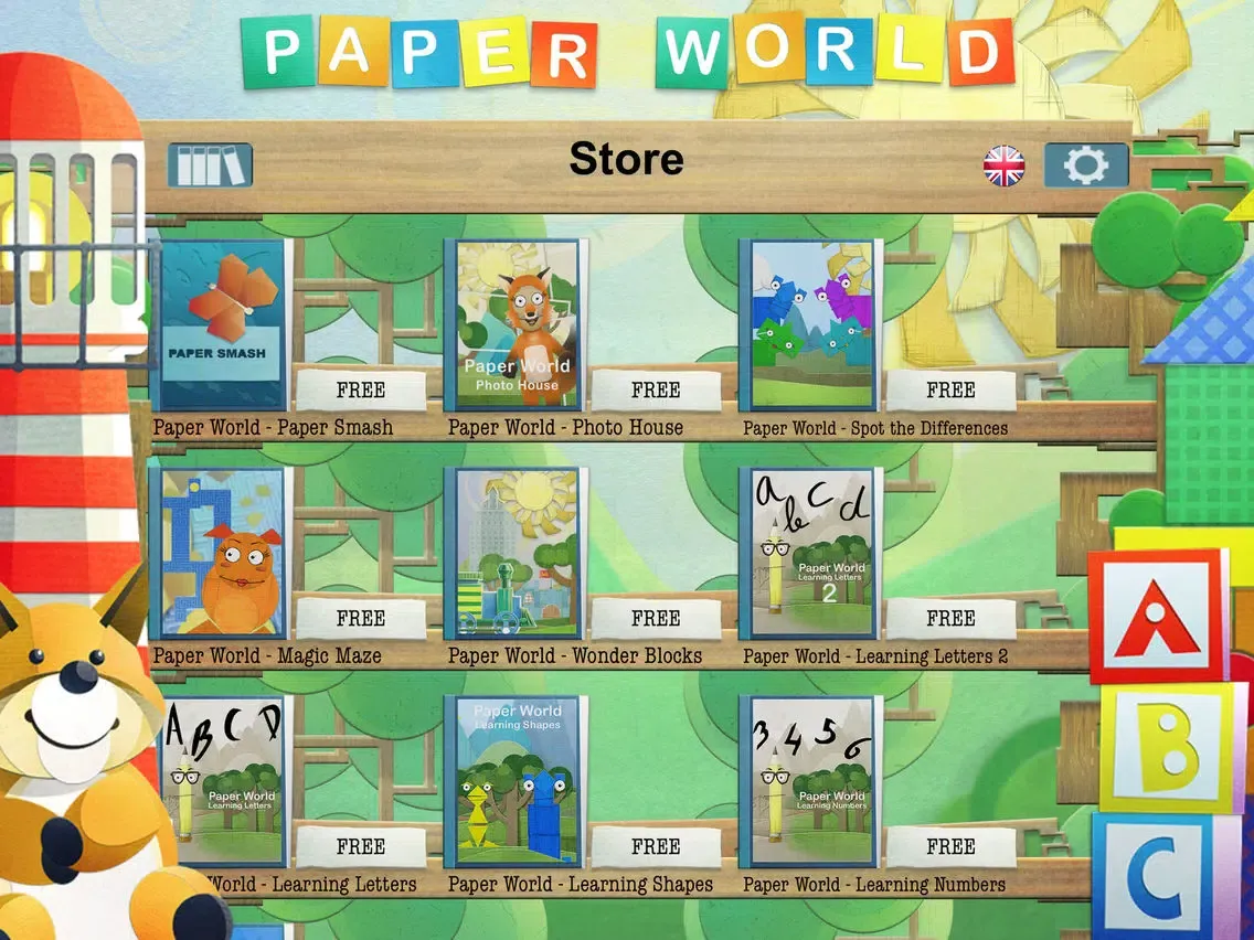 Paper World iPad  স্ক্রিনশট