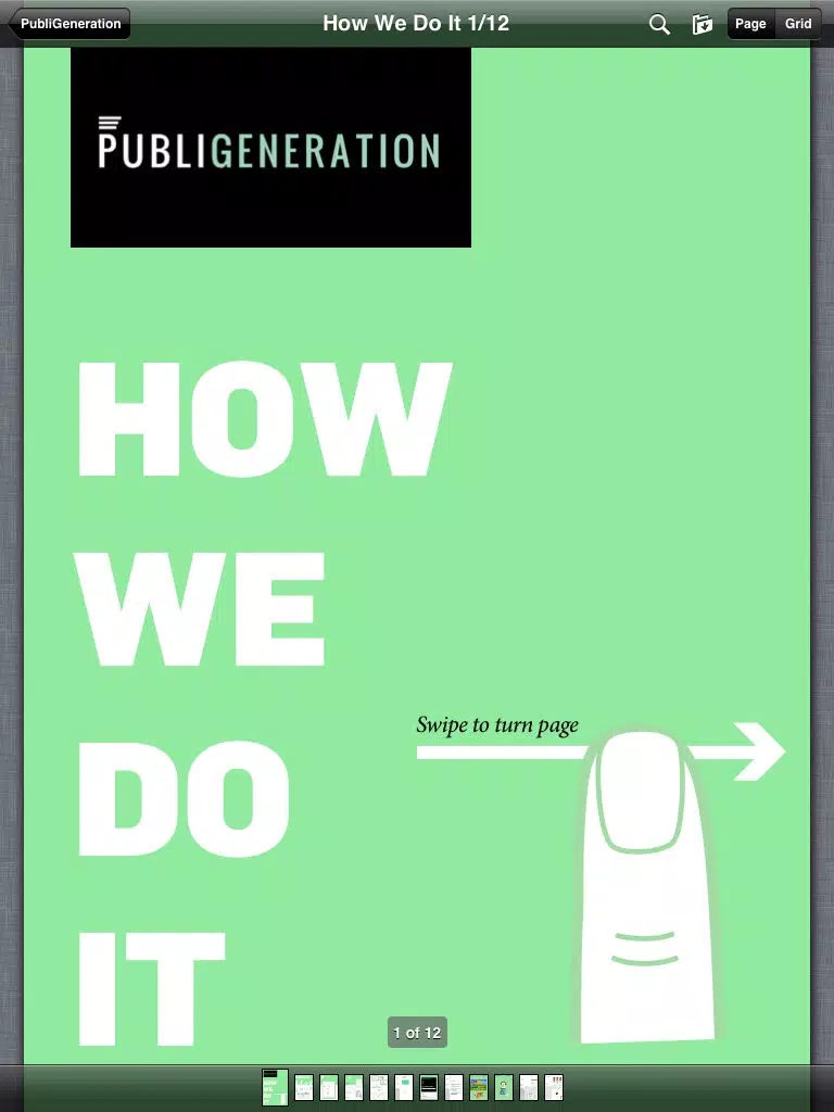 PubliGeneration iPad  Ekran Görüntüleri