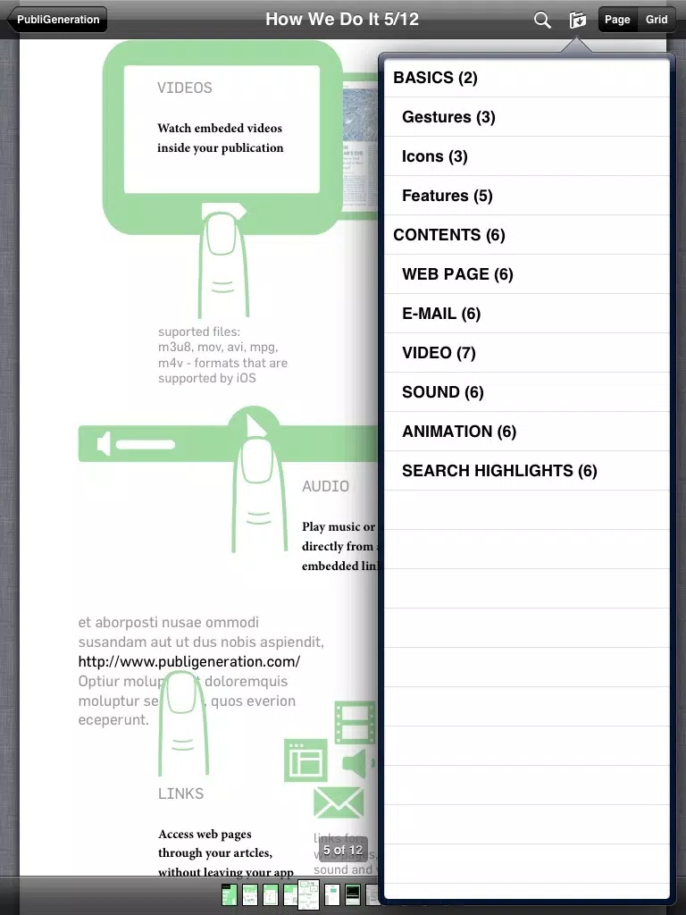 PubliGeneration iPad  Ekran Görüntüleri