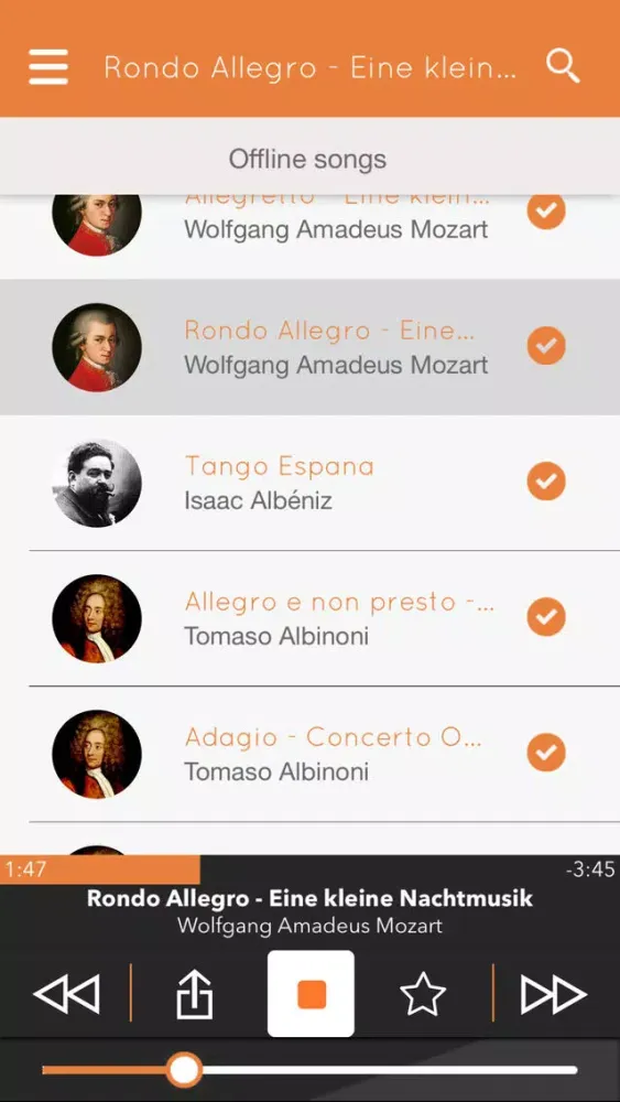 Classical Music myTuner: Bach, Beethoven, Verdi, Vivaldi, Mozart स्क्रीनशॉट