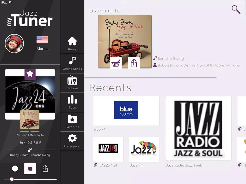 myTuner Jazz Pro iPad  Ekran Görüntüleri