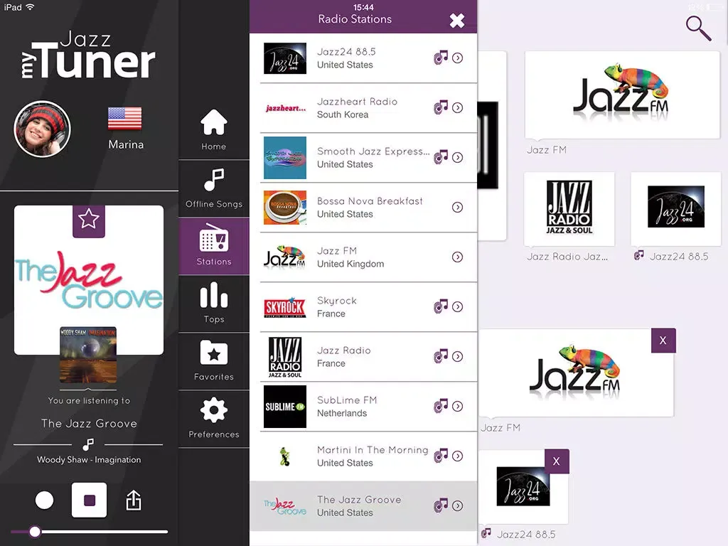 myTuner Jazz Pro iPad  Ekran Görüntüleri
