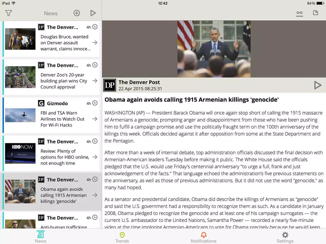 Captures d'écran de Fews - Local Daily News / Latest World News iPad 