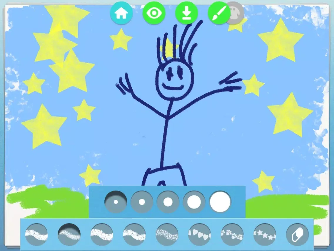 ภาพหน้าจอของ Paper Paint iPad 