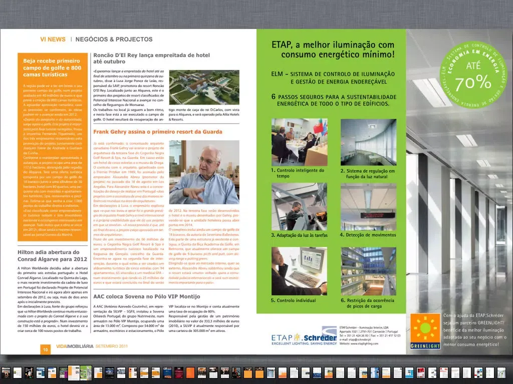 تصاویر Revista Vida Imobiliária (Portugal, Brasil, Angola) iPad 