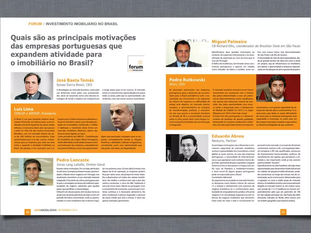 تصاویر Revista Vida Imobiliária (Portugal, Brasil, Angola) iPad 