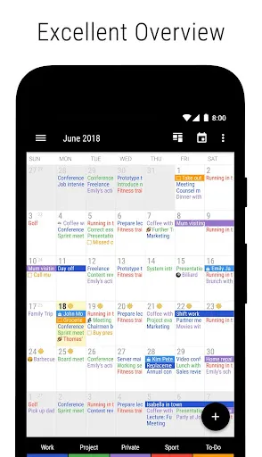 Business Calendar 2 Pro Screenshots