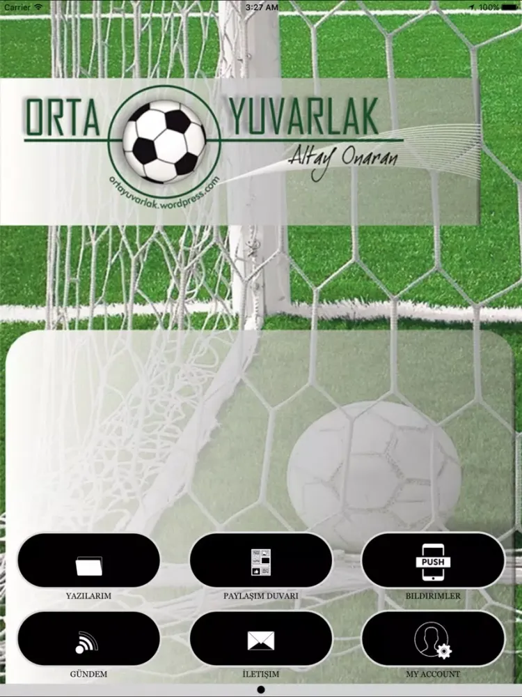 ภาพหน้าจอของ Altay Onaran iPad 