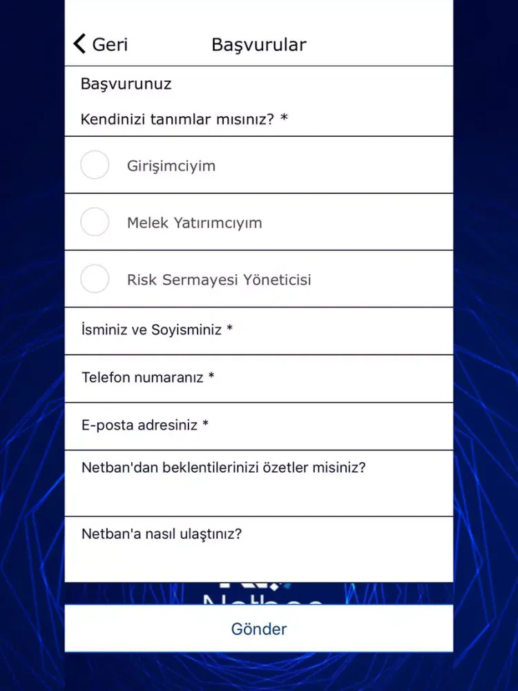 Netban iPad  Screenshots
