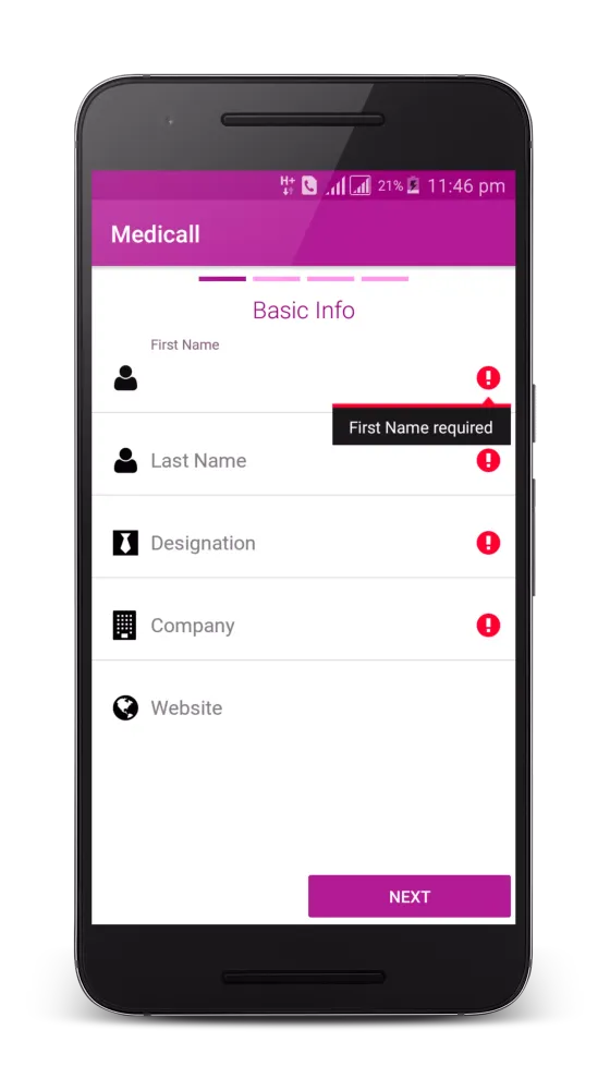 HelloLeadz–Event Registration Screenshots